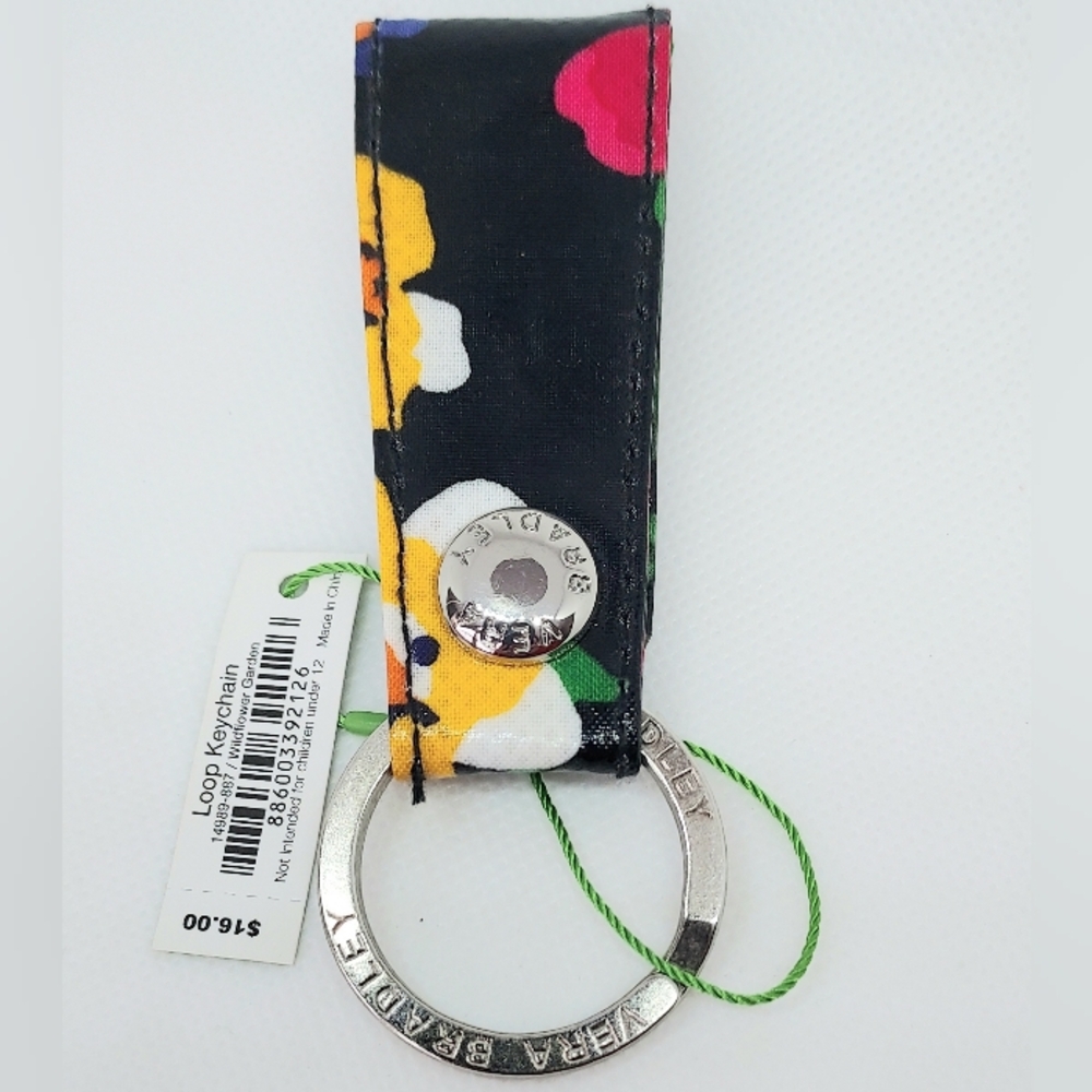 Keychain Loop VERA BRADLEY ~Wildflower Garden~NWT - Picture 2 of 3
